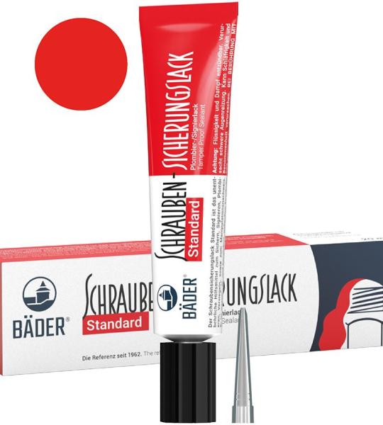 SCHRAUBENSICHERUNGSLACK STANDARD, RED #13000