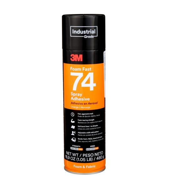 3M FOAM FAST 74 ORANGE