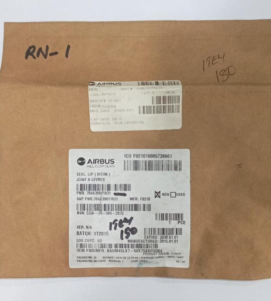 704A39811031 SEAL, LIP (VITON)