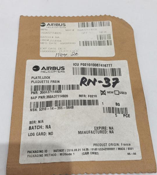 350A37114920 LATE LOCK