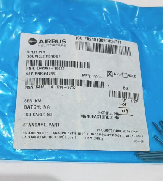 EN2367-18022 SPLIT PIN