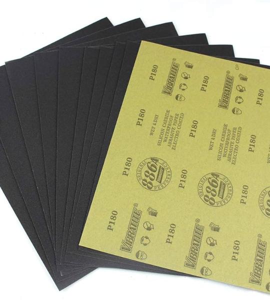 SILICONE CARBIDE ABRASIVE PAPER P-180