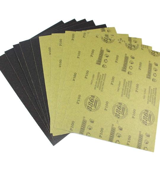 SILICONE CARBIDE ABRASIVE PAPER P-100
