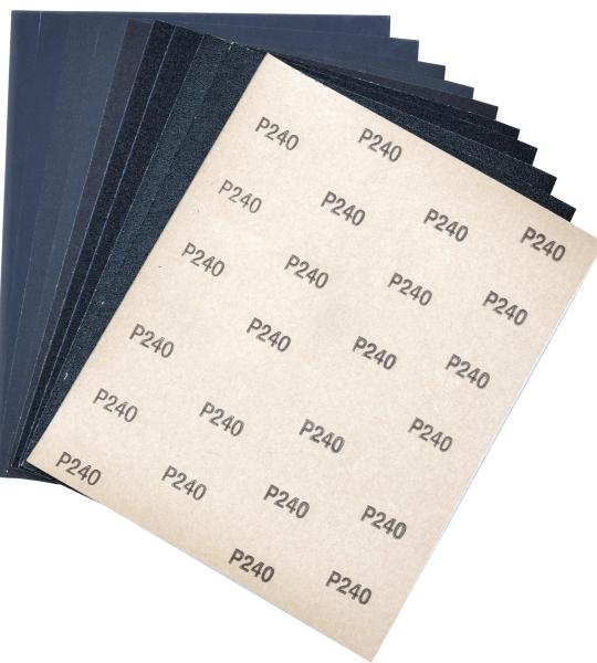 SILICONE CARBIDE ABRASIVE PAPER - P-240 GRIT