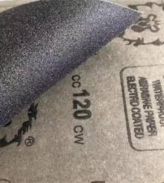 SILICONE CARBIDE ABRASIVE PAPER - P-120 GRIT