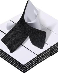 VELCRO LOOP  WITH ADHESIVE (BLACK)
