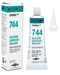 RTV 744 white silicone sealant