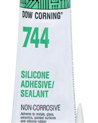 RTV 744 white silicone sealant