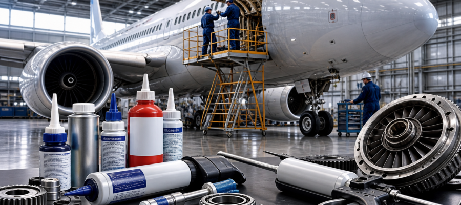 Why Aerospace Adhesives & Lubricants Are Critical for Aircraft Safety