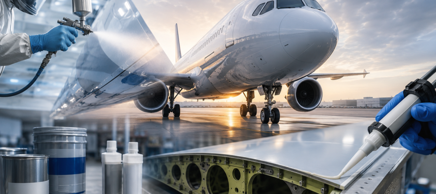 Top Aerospace Paint and Adhesive Solutions for Modern Aviation Industry