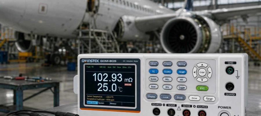 Why the GOM-804 Ohmmeter Is Essential for Aerospace and Aviation Testing