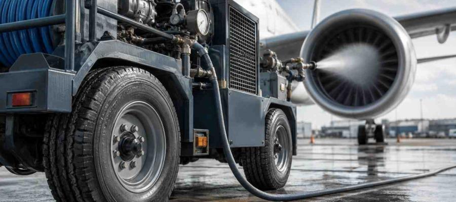 Why High-Performance Tires for Compressor Wash Rigs Are Essential in Aerospace Operations